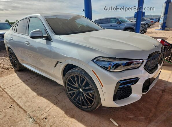 5UXCY8C08N9L17879 2022 BMW X6 White Передня права чверть