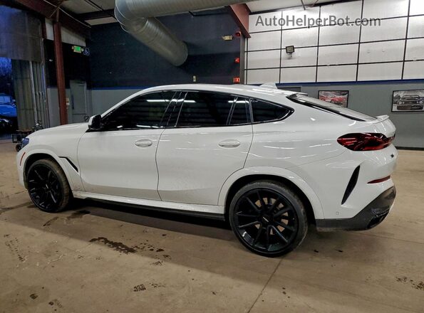 5UXCY8C09L9B98482 2020 BMW X6 White უკანა მარცხენა