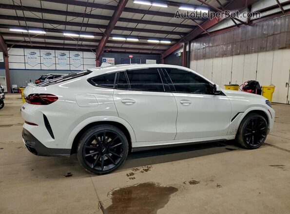 5UXCY8C09L9B98482 2020 BMW X6 White უკანა მარჯვენა