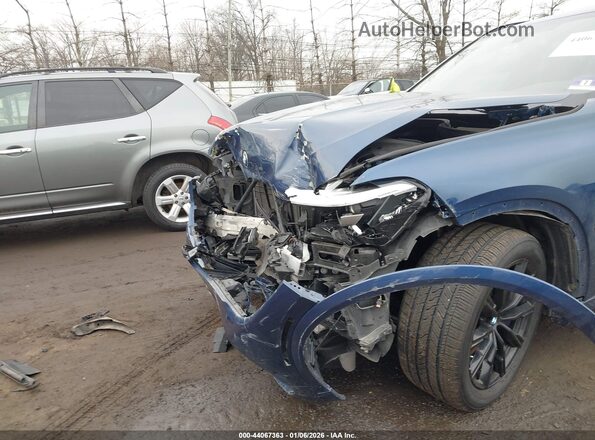 5UXJU2C54KLN65542 2019 BMW X5 Blue Front view