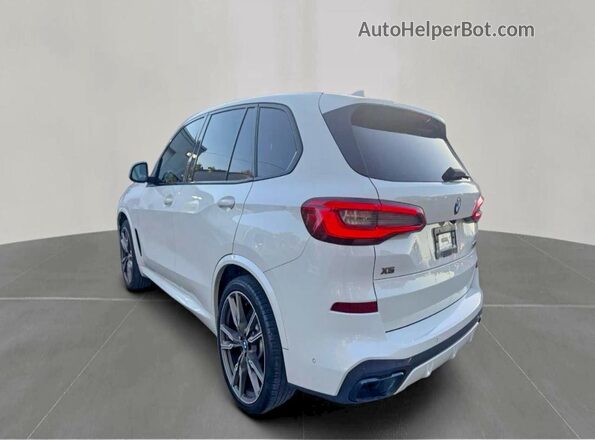 5UXJU4C0XLLE45698 2020 BMW X5 White Delantero derecho