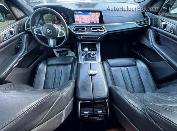 5UXJU4C0XLLE45698 2020 BMW X5 White Vista del cuadro de instrumentos