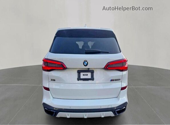 5UXJU4C0XLLE45698 2020 BMW X5 White Vista interior trasera