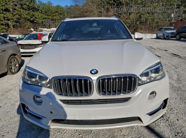 5UXKR2C34H0X04048 2017 BMW X5 White წინა ხედი