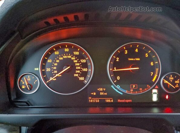 5UXKR2C5XG0R73199 2016 BMW X5 Белый Вид щитка приборов