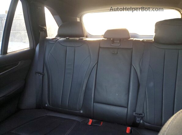5UXKT0C59J0W00216 2018 BMW X5 Black Widok tylnych siedzeń