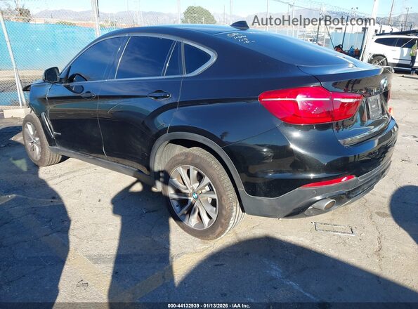 5UXKU0C35H0G69347 2017 BMW X6 Black Задня ліва чверть