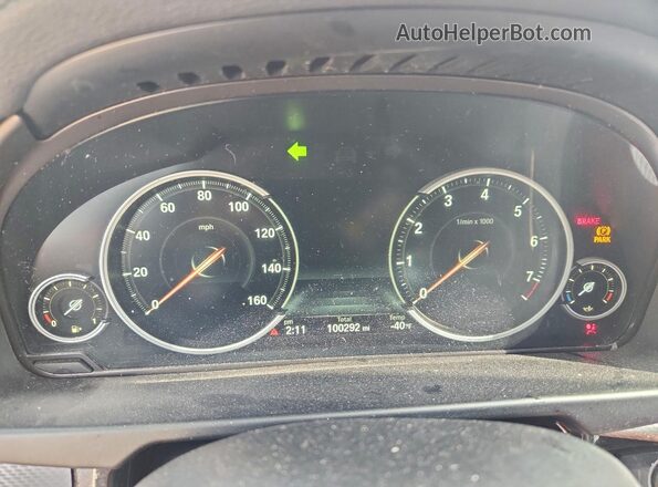 5UXKU0C36H0G57479 2017 BMW X6 Black Widok zestawu wskaźników