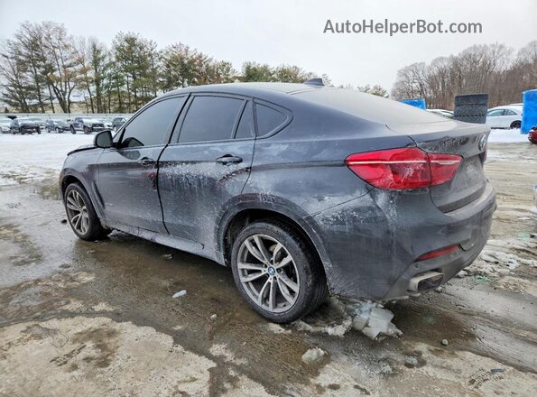 5UXKU2C34H0U28565 2017 BMW X6 Black Trasero izquierdo