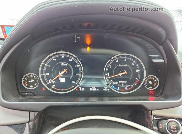 5UXKU2C34H0U28565 2017 BMW X6 Black Vista del cuadro de instrumentos