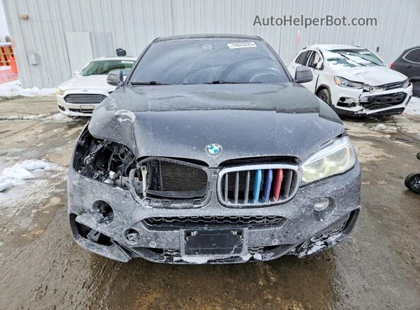 5UXKU2C34H0U28565 2017 BMW X6 Black Vista frontal