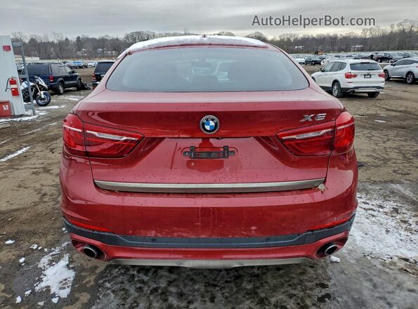 5UXKU2C35H0U29966 2017 BMW X6 Red 