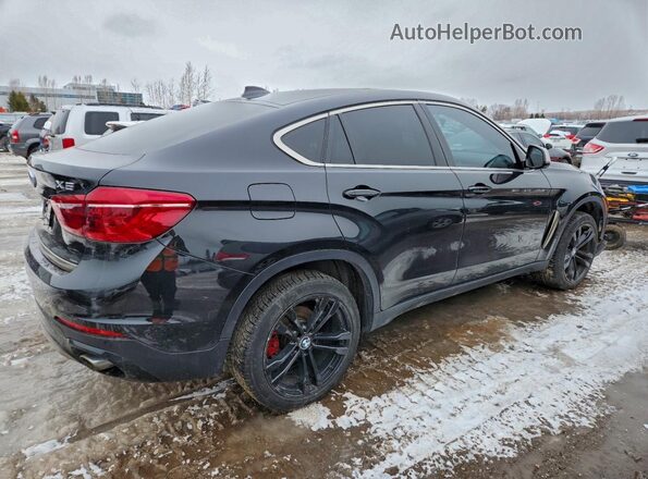 5UXKU2C39H0U29789 2017 BMW X6 Черный Задняя правая четверть