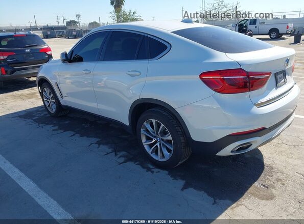 5UXKU2C50J0X49638 2018 BMW X6 White Задня ліва чверть