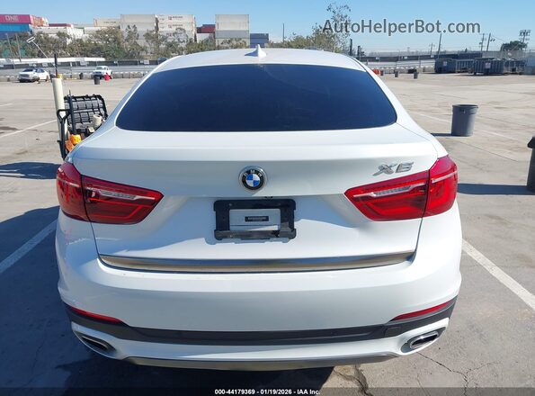 5UXKU2C50J0X49638 2018 BMW X6 White 