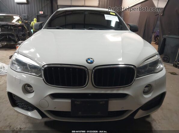 5UXKU2C52H0N85108 2017 BMW X6 Белый Вид щитка приборов
