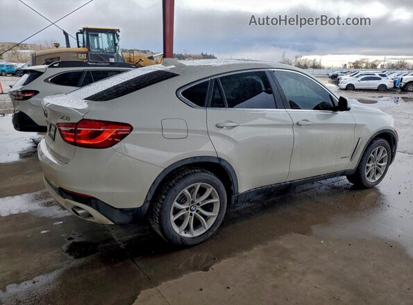 5UXKU2C55G0N78751 2016 BMW X6 White 