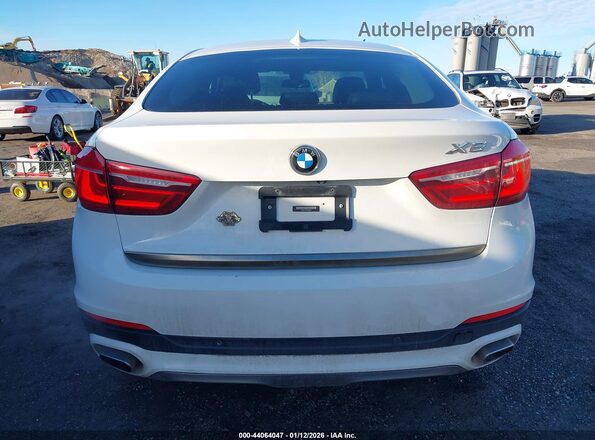 5UXKU2C55J0X50977 2018 BMW X6 White 