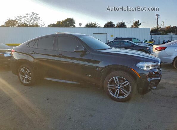 5UXKU2C56G0N83165 2016 BMW X6 Black Przód prawy