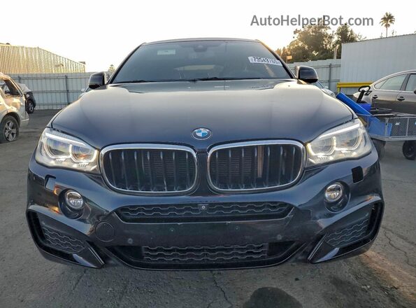 5UXKU2C56G0N83165 2016 BMW X6 Black Widok z przodu