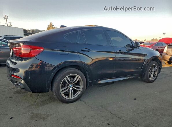 5UXKU2C56G0N83165 2016 BMW X6 Black Tył prawy