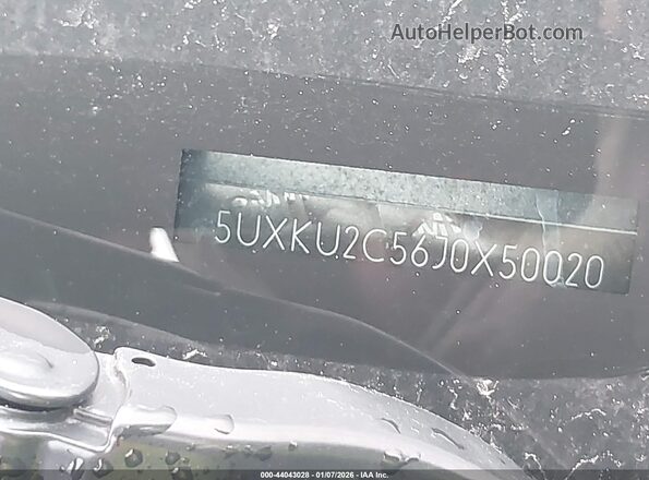 5UXKU2C56J0X50020 2018 BMW X6 Черный 