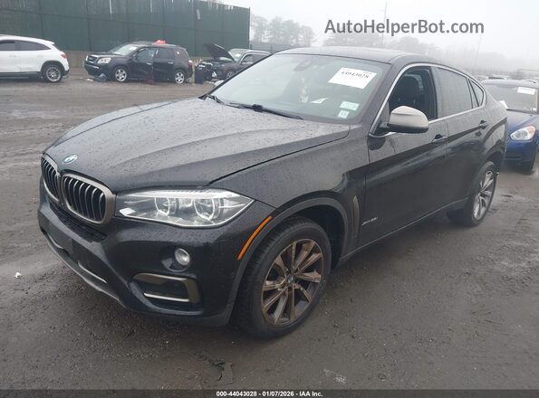 5UXKU2C56J0X50020 2018 BMW X6 Черный Передняя левая четверть