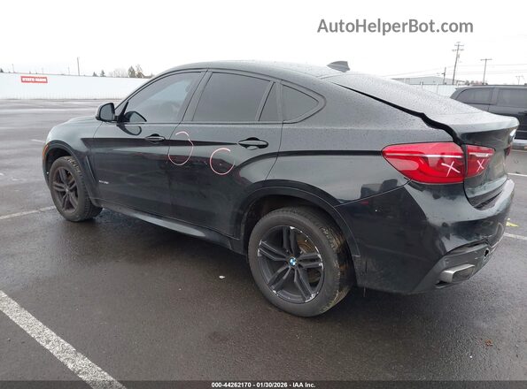 5UXKU2C56J0Z62089 2018 BMW X6 Black Rear left