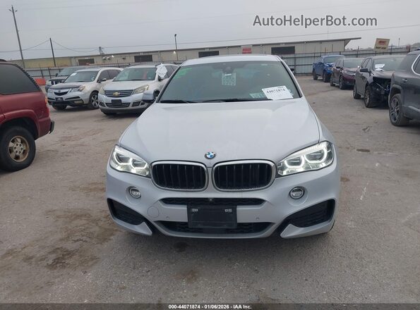5UXKU2C56J0Z62450 2018 BMW X6 Gray Вид задньої частини салону