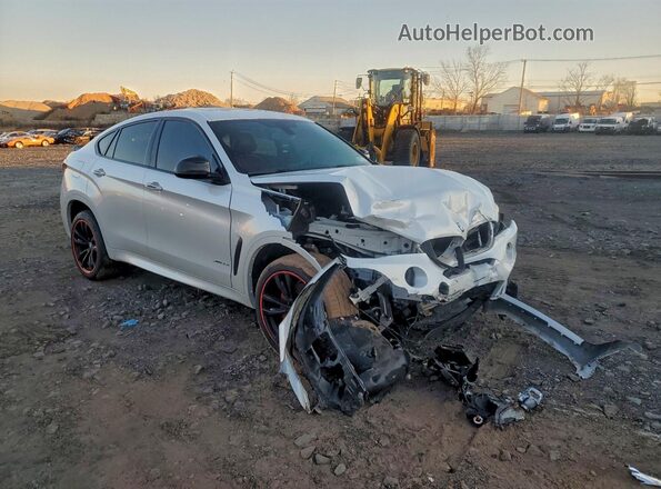 5UXKU2C59J0Z62698 2018 BMW X6 White Передня права чверть