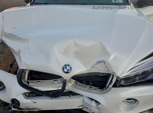 5UXKU2C59J0Z62698 2018 BMW X6 White Вид підкапотного простору