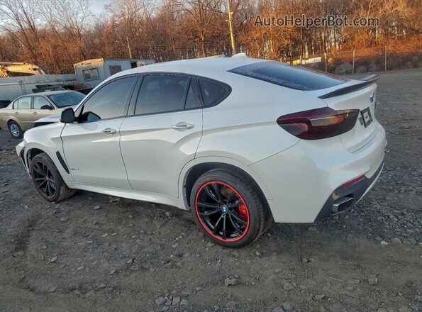 5UXKU2C59J0Z62698 2018 BMW X6 White Задня ліва чверть
