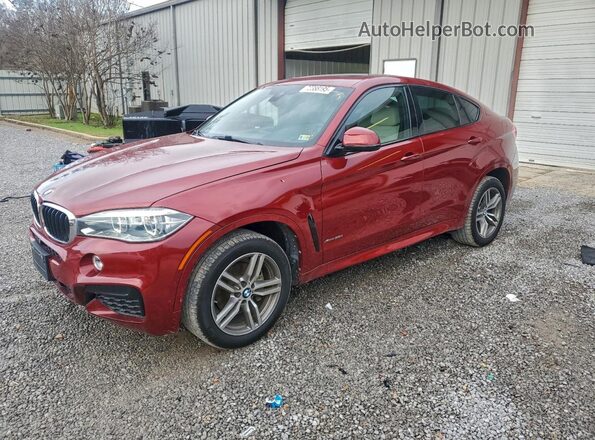 5UXKU2C5XK0Z65997 2019 BMW X6 Red Задня ліва чверть