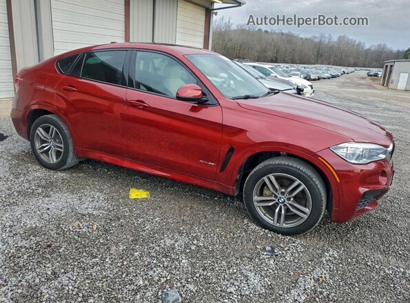 5UXKU2C5XK0Z65997 2019 BMW X6 Red Вид спереду