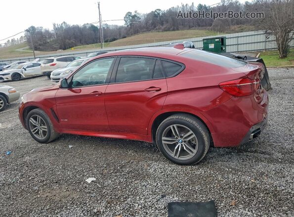5UXKU2C5XK0Z65997 2019 BMW X6 Red Задня права чверть