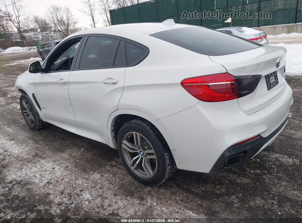 5UXKU6C30H0W38734 2017 BMW X6 White 