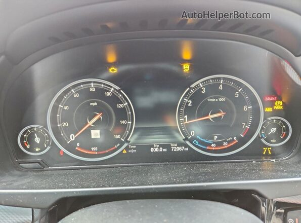 5UXKU6C31H0W38757 2017 BMW X6 Black Vista del cuadro de instrumentos