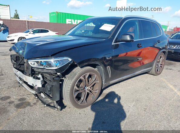 5UXTA6C02P9P65854 2023 BMW X5 Black წინა მარცხენა ხედი სამი მეოთხედიდან