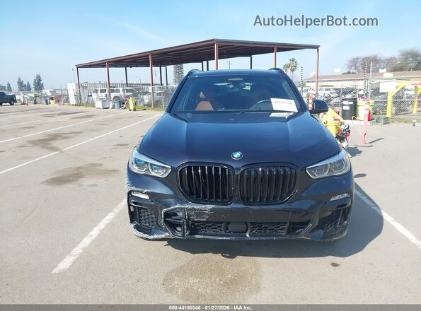 5UXTA6C09M9D07730 2021 BMW X5 Black Instrument cluster view
