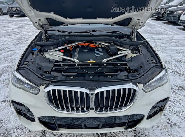 5UXTA6C09P9N68843 2023 BMW X5 White წინა პანელის ხედი
