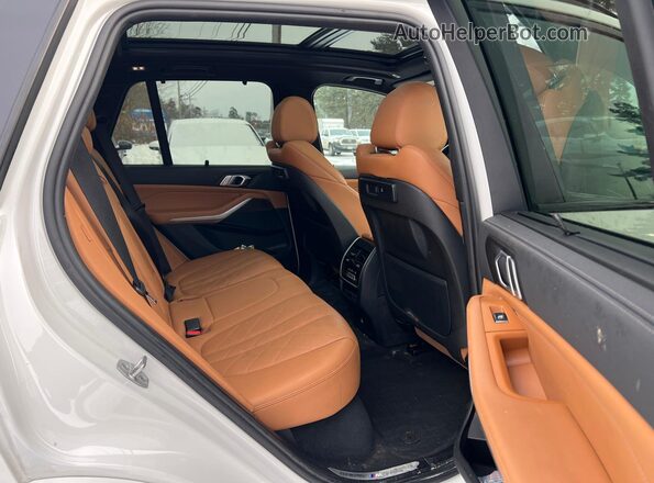 5UXTA6C09P9N68843 2023 BMW X5 White უკანა ხედი