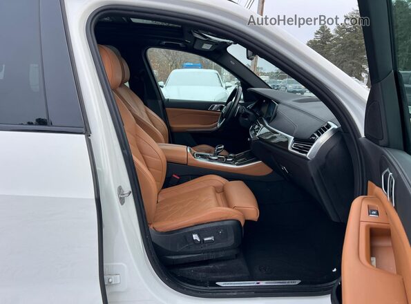 5UXTA6C09P9N68843 2023 BMW X5 White წინა ხედი
