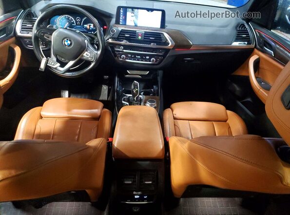 5UXTR9C56JLC74450 2018 BMW X3 White Dashboard view