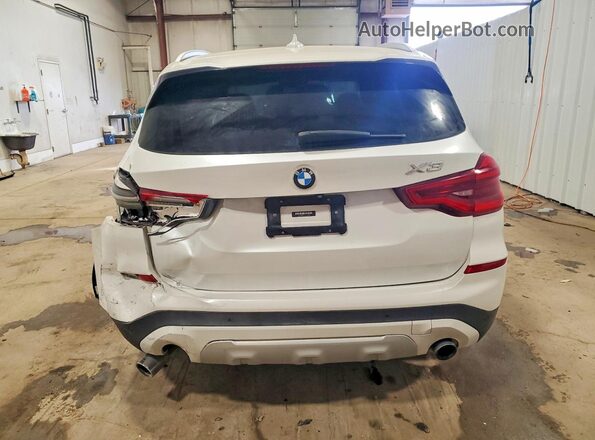 5UXTR9C56JLC74450 2018 BMW X3 White Rear view