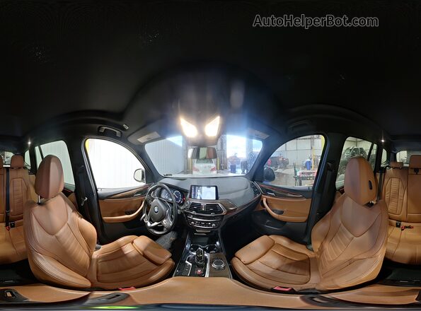 5UXTR9C56JLC74450 2018 BMW X3 White VIN sticker view