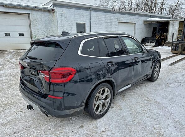 5UXTS1C01M9H37235 2021 BMW X3 Black 