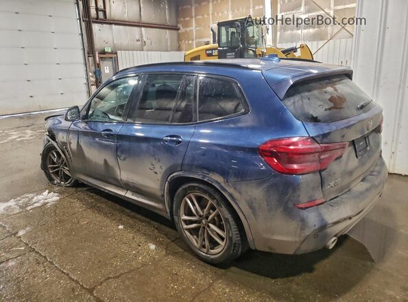 5UXTS1C05M9F48216 2021 BMW X3 Blue უკანა მარცხენა
