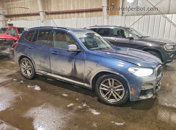 5UXTS1C05M9F48216 2021 BMW X3 Blue წინა მარჯვენა