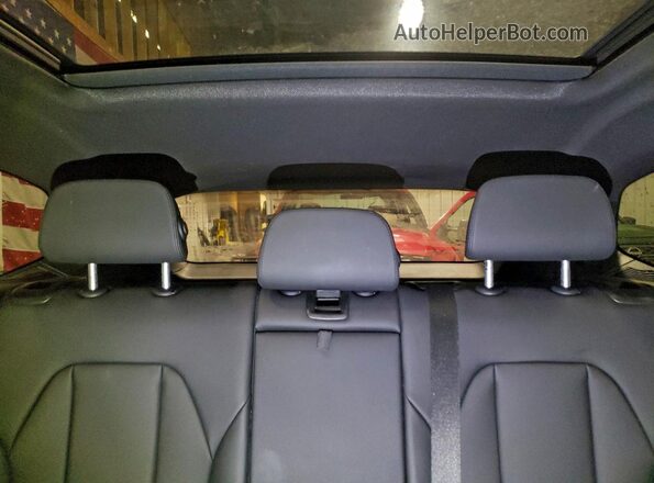 5UXTS1C05M9F48216 2021 BMW X3 Blue უკანა სავარძლების ხედი