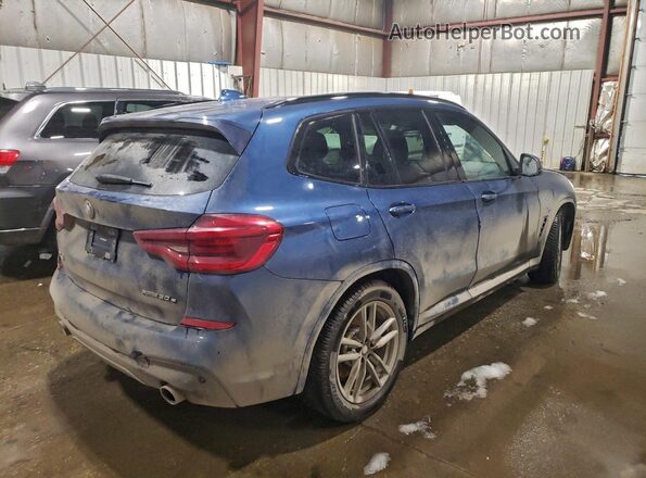 5UXTS1C05M9F48216 2021 BMW X3 Blue უკანა მარჯვენა